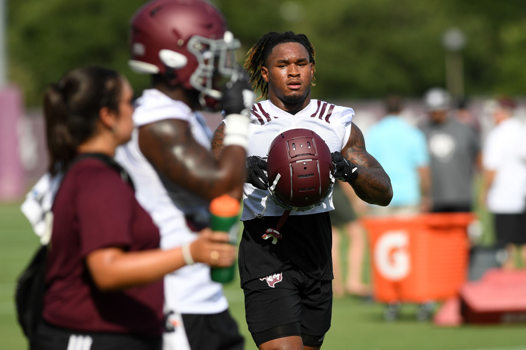 Texas A&M football practice